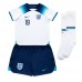 Günstige England Mason Mount #19 Babykleidung Heim Fussballtrikot Kinder WM 2022 Kurzarm (+ kurze hosen)